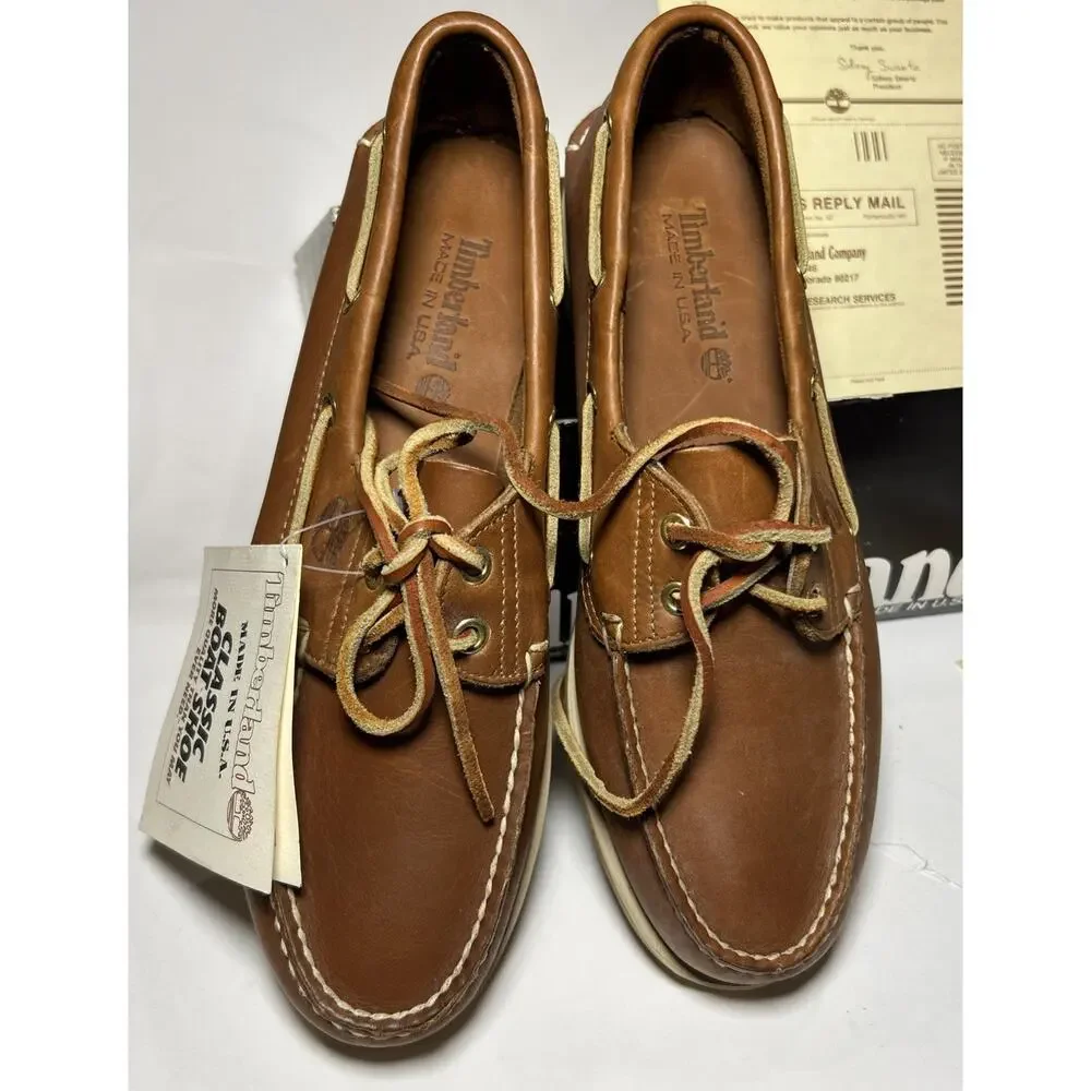 Men's Timberland® Authentic Boat Shoe 8.5 US - Brown Model 85077